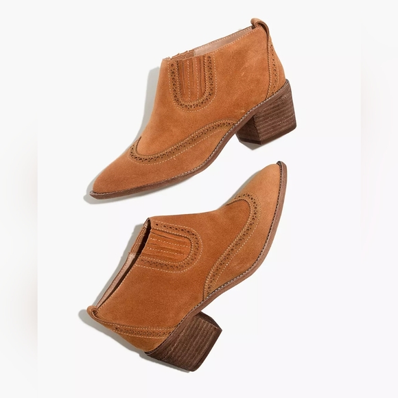 Madewell Grayson Brogue Chelsea boots, size 8 1/2 - Picture 2 of 4